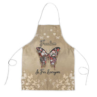 Butterfly Christmas Apron Freedom Is For Everyone - Wonder Print Shop