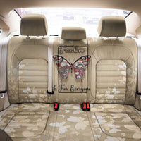 Butterfly Christmas Back Car Seat Cover Freedom Is For Everyone - Wonder Print Shop