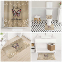 Butterfly Christmas Bathroom Set Freedom Is For Everyone - Wonder Print Shop