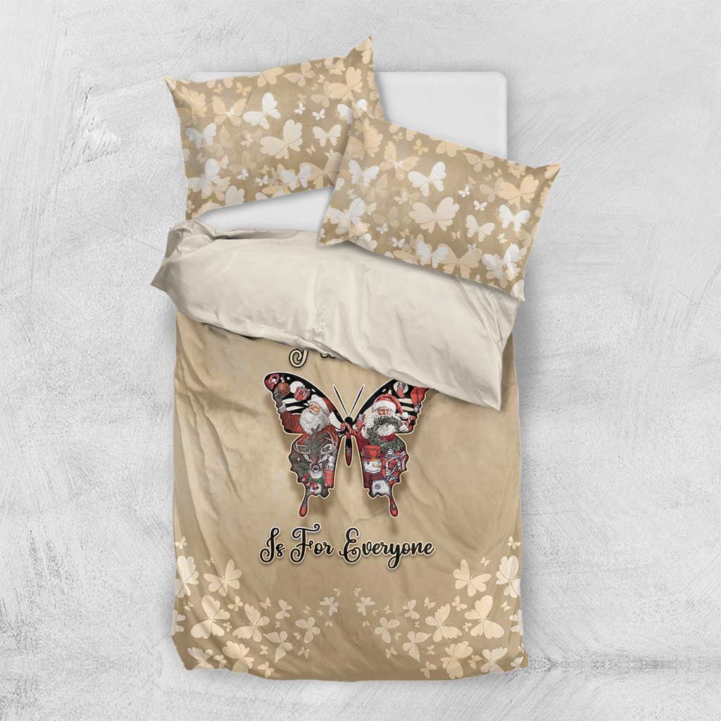 Butterfly Christmas Bedding Set Freedom Is For Everyone - Wonder Print Shop