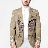 Butterfly Christmas Blazer Freedom Is For Everyone - Wonder Print Shop