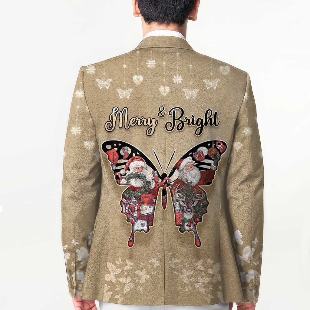 Butterfly Christmas Blazer Freedom Is For Everyone - Wonder Print Shop