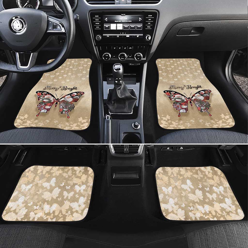 Butterfly Christmas Car Mats Freedom Is For Everyone - Wonder Print Shop