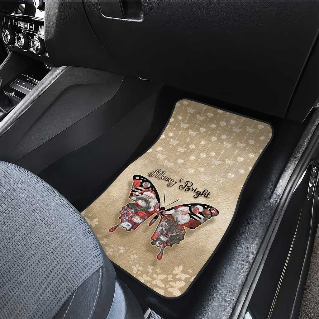 Butterfly Christmas Car Mats Freedom Is For Everyone - Wonder Print Shop