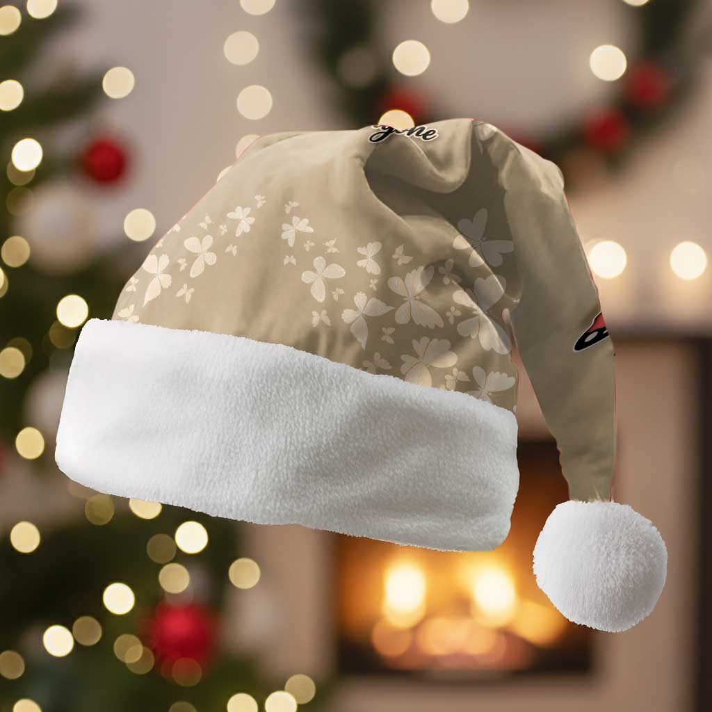 Butterfly Christmas Santa Hat Freedom Is For Everyone - Wonder Print Shop