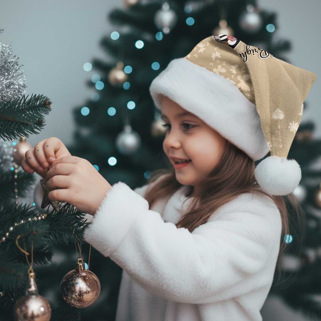Butterfly Christmas Santa Hat Freedom Is For Everyone - Wonder Print Shop