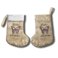 Butterfly Christmas Stocking Freedom Is For Everyone - Wonder Print Shop
