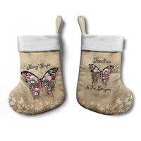 Butterfly Christmas Stocking Freedom Is For Everyone - Wonder Print Shop