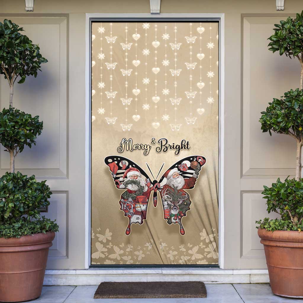 Butterfly Christmas Door Cover Freedom Is For Everyone - Wonder Print Shop