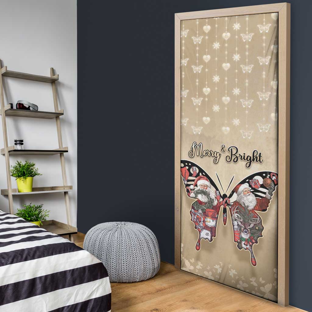 Butterfly Christmas Door Cover Freedom Is For Everyone - Wonder Print Shop