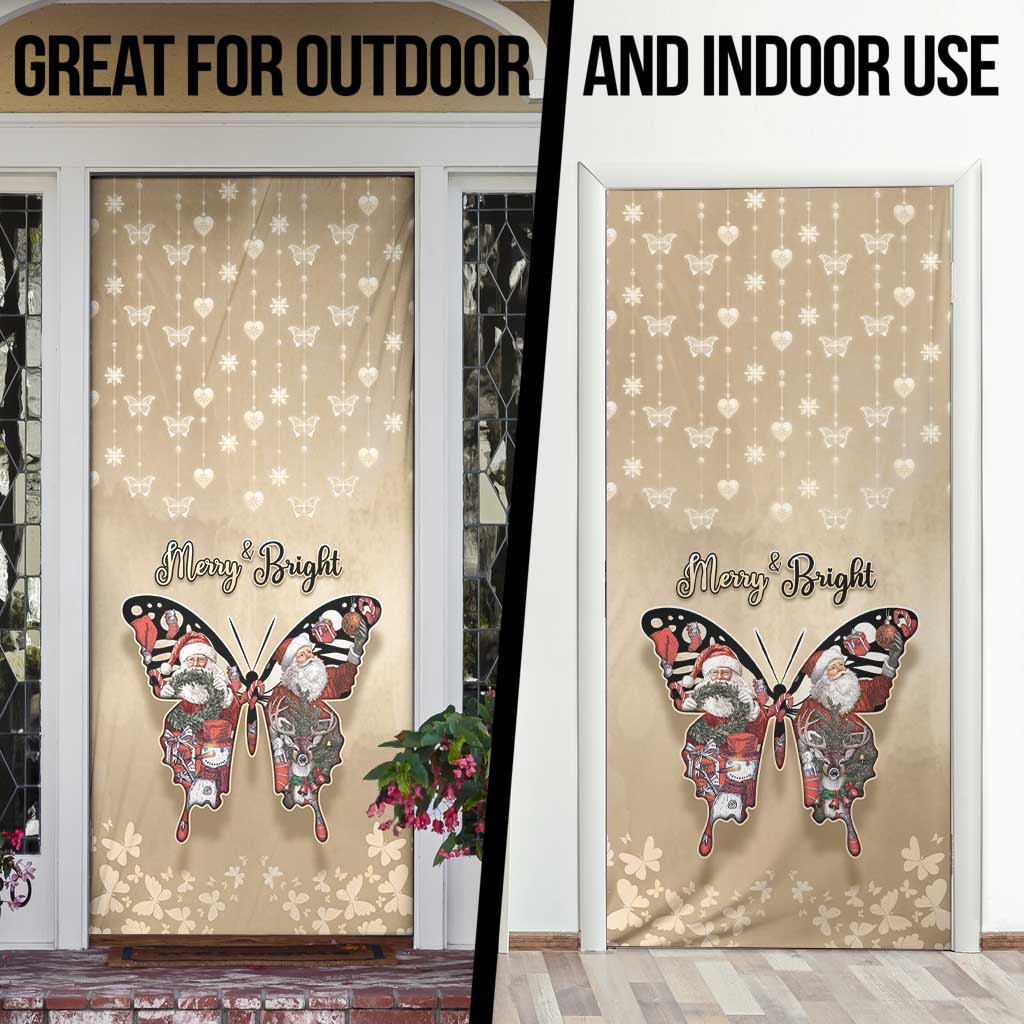 Butterfly Christmas Door Cover Freedom Is For Everyone - Wonder Print Shop