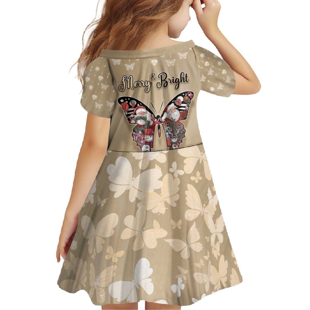 Butterfly Christmas Family Matching Tank Maxi Dress and Hawaiian Shirt Freedom Is For Everyone - Wonder Print Shop