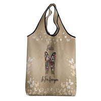 Butterfly Christmas Grocery Bag Freedom Is For Everyone - Wonder Print Shop