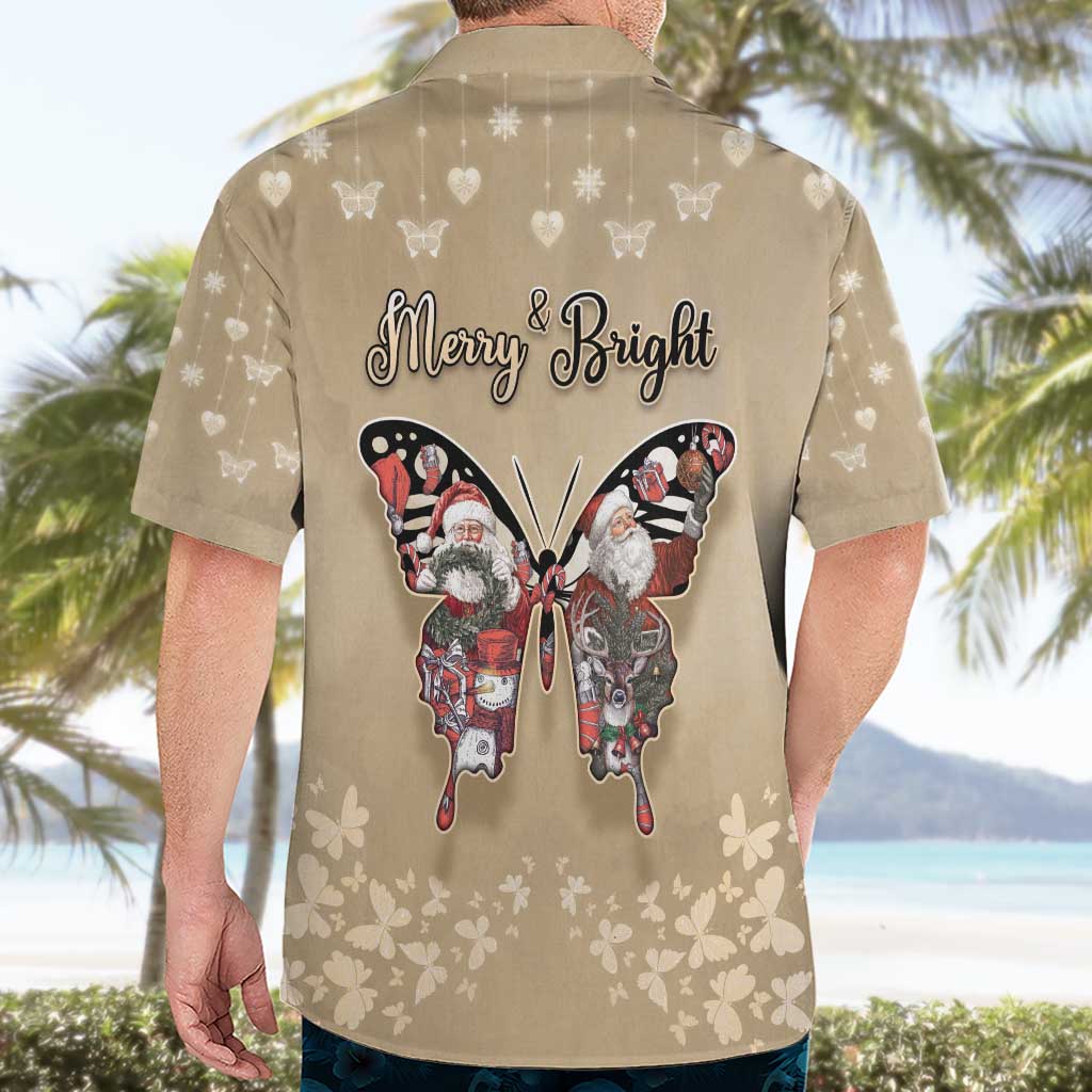 Butterfly Christmas Hawaiian Shirt Freedom Is For Everyone - Wonder Print Shop
