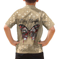 Butterfly Christmas Hawaiian Shirt Freedom Is For Everyone - Wonder Print Shop
