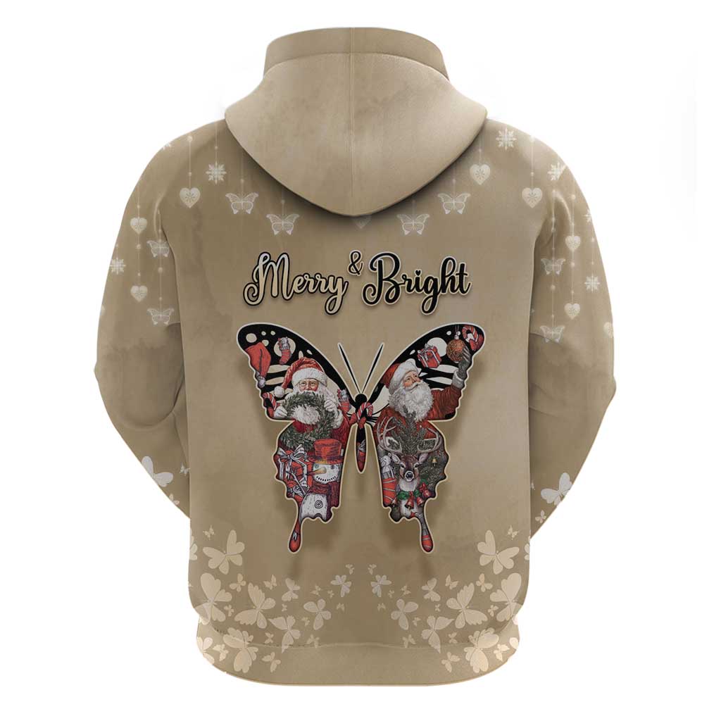 Butterfly Christmas Hoodie Freedom Is For Everyone - Wonder Print Shop