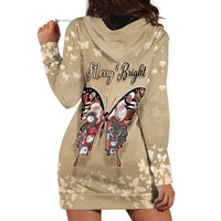 Butterfly Christmas Hoodie Dress Freedom Is For Everyone - Wonder Print Shop