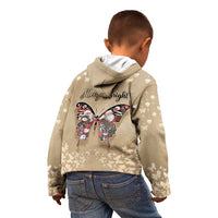 Butterfly Christmas Kid Hoodie Freedom Is For Everyone - Wonder Print Shop