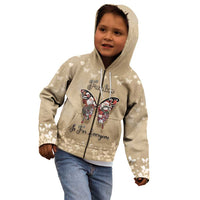 Butterfly Christmas Kid Hoodie Freedom Is For Everyone - Wonder Print Shop