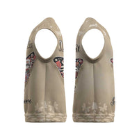 Butterfly Christmas Knitted V-Neck Vest Freedom Is For Everyone - Wonder Print Shop