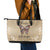 Butterfly Christmas Leather Tote Bag Freedom Is For Everyone - Wonder Print Shop