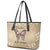 Butterfly Christmas Leather Tote Bag Freedom Is For Everyone - Wonder Print Shop