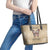 Butterfly Christmas Leather Tote Bag Freedom Is For Everyone - Wonder Print Shop