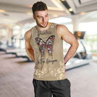 Butterfly Christmas Men Tank Top Freedom Is For Everyone - Wonder Print Shop