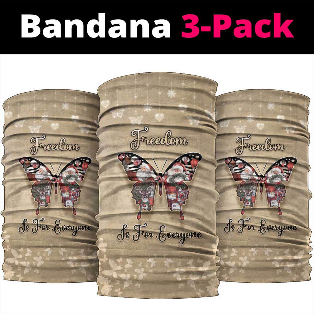 Butterfly Christmas Neck Gaiter Freedom Is For Everyone - Wonder Print Shop