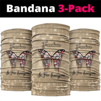 Butterfly Christmas Neck Gaiter Freedom Is For Everyone - Wonder Print Shop