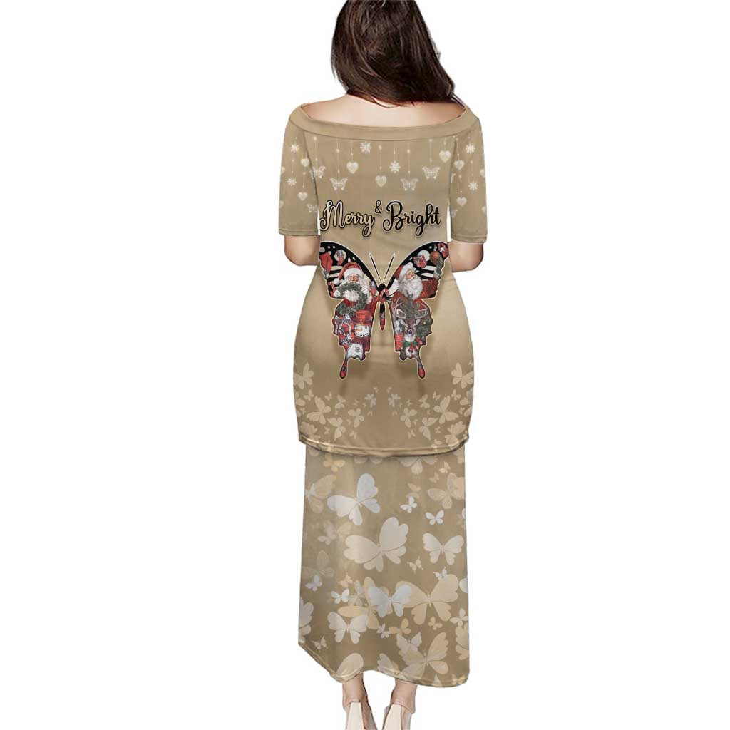 Butterfly Christmas Puletasi Freedom Is For Everyone - Wonder Print Shop