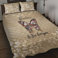 Butterfly Christmas Quilt Bed Set Freedom Is For Everyone - Wonder Print Shop