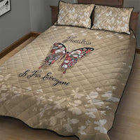 Butterfly Christmas Quilt Bed Set Freedom Is For Everyone - Wonder Print Shop