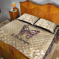 Butterfly Christmas Quilt Bed Set Freedom Is For Everyone - Wonder Print Shop