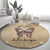 Butterfly Christmas Round Carpet Freedom Is For Everyone - Wonder Print Shop