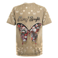 Butterfly Christmas Rugby Jersey Freedom Is For Everyone - Wonder Print Shop