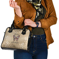 Butterfly Christmas Shoulder Handbag Freedom Is For Everyone - Wonder Print Shop