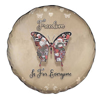 Butterfly Christmas Spare Tire Cover Freedom Is For Everyone - Wonder Print Shop