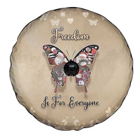 Butterfly Christmas Spare Tire Cover Freedom Is For Everyone - Wonder Print Shop
