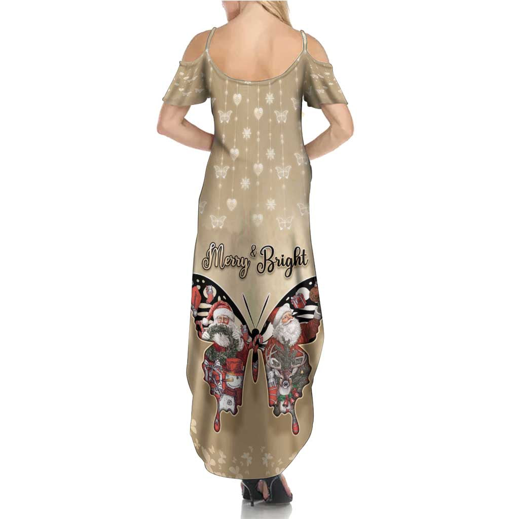 Butterfly Christmas Summer Maxi Dress Freedom Is For Everyone - Wonder Print Shop