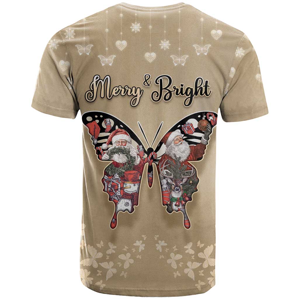 Butterfly Christmas T Shirt Freedom Is For Everyone - Wonder Print Shop