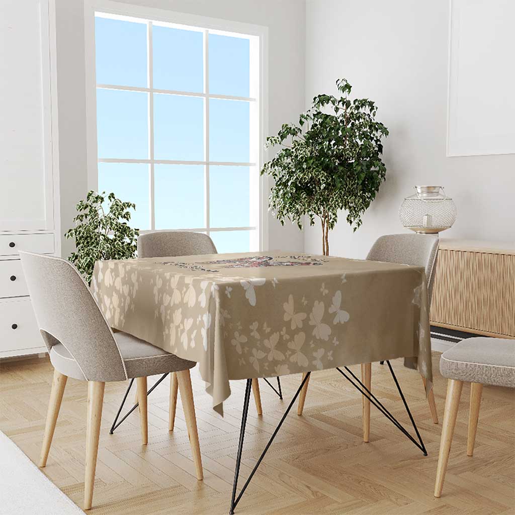 Butterfly Christmas Tablecloth Freedom Is For Everyone - Wonder Print Shop