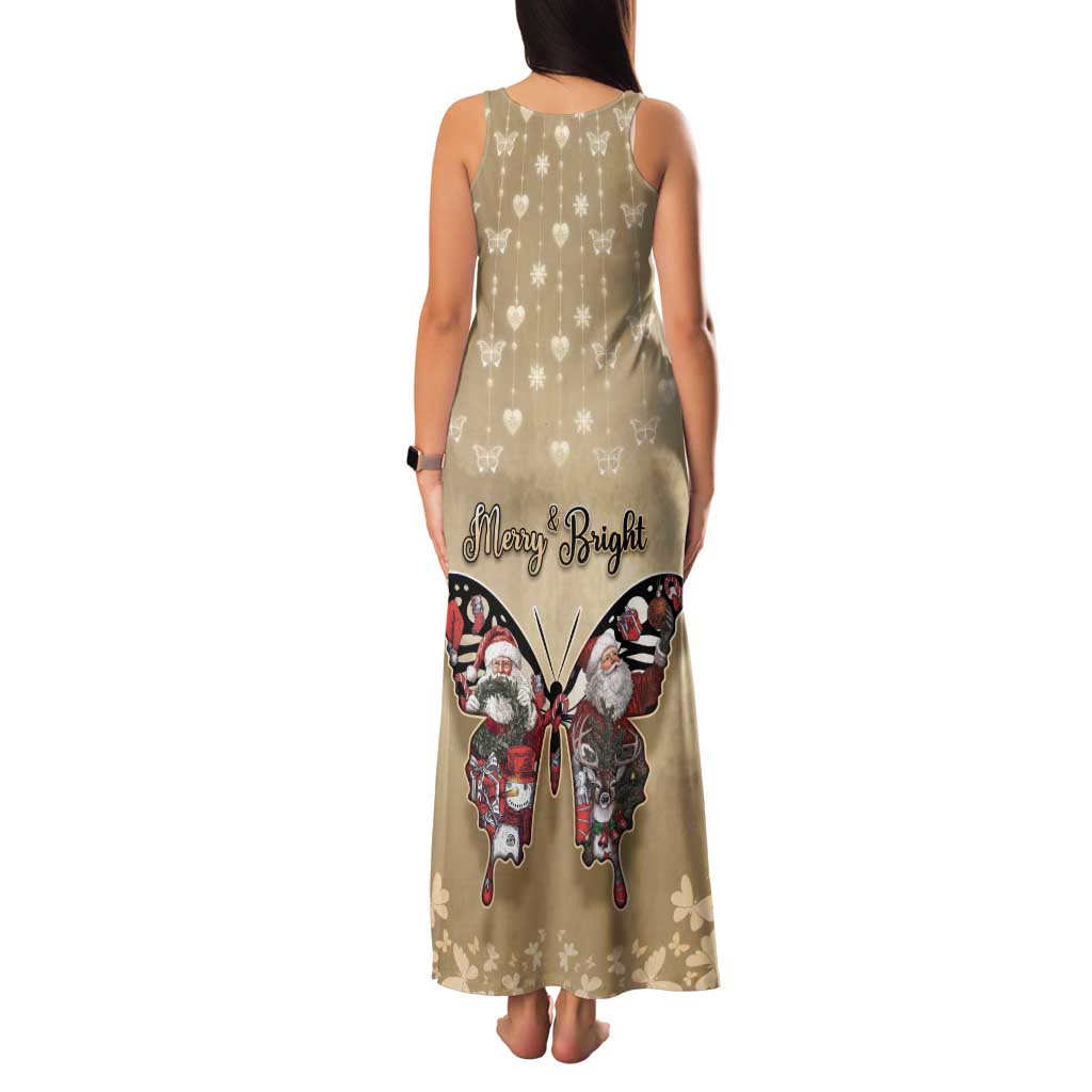 Butterfly Christmas Tank Maxi Dress Freedom Is For Everyone - Wonder Print Shop