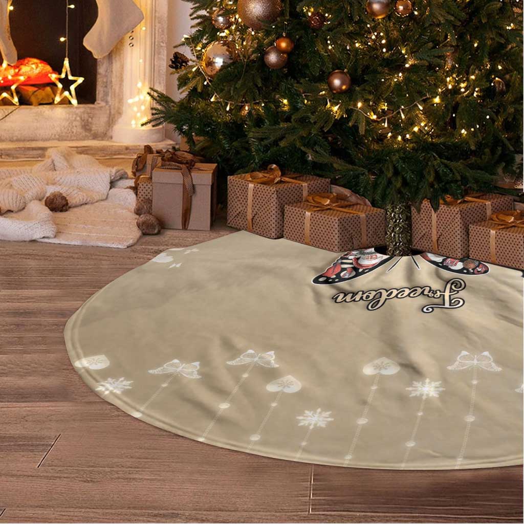 Butterfly Christmas Tree Skirt Freedom Is For Everyone - Wonder Print Shop