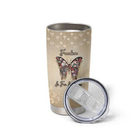 Butterfly Christmas Tumbler Cup Freedom Is For Everyone - Wonder Print Shop