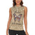 Butterfly Christmas Women Sleeveless Polo Shirt Freedom Is For Everyone - Wonder Print Shop