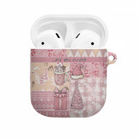 Braille Christmas AirPods Case Tis The Season Patchwork Style - Wonder Print Shop