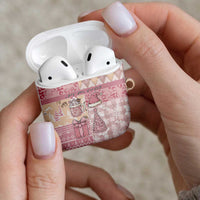 Braille Christmas AirPods Case Tis The Season Patchwork Style - Wonder Print Shop