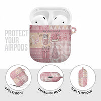 Braille Christmas AirPods Case Tis The Season Patchwork Style - Wonder Print Shop