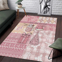 Braille Christmas Area Rug Tis The Season Patchwork Style - Wonder Print Shop